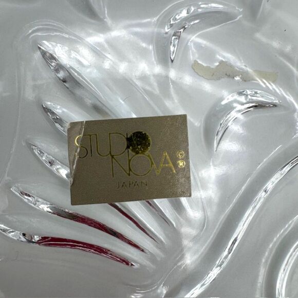 VTG Studio Nova 6" Glass Fish Candy Dish Made in Japan Ocean's Gift Sea Tropical - Picture 9 of 12